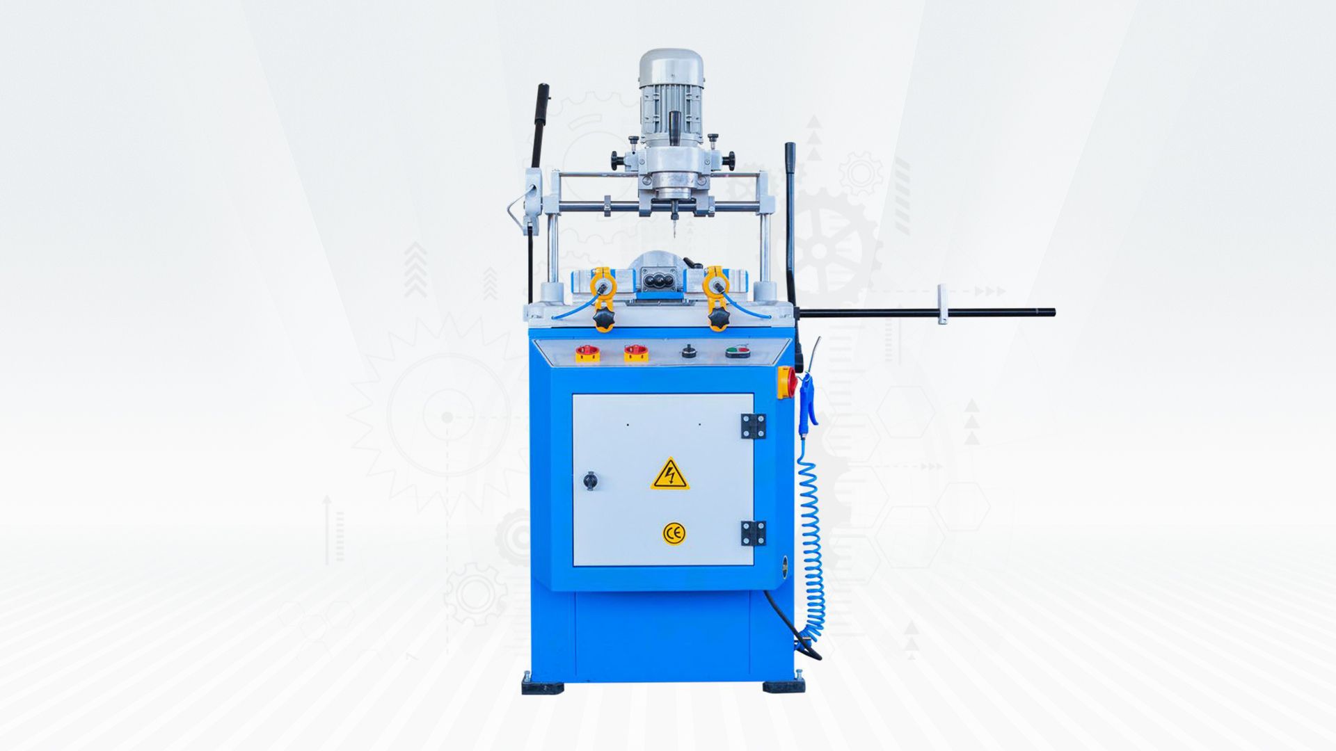 ALUMINUM COPY ROUTER MACHINES - TRIPLE HANDLE, WATER DISPENSER, COPY MILLING MACHINE WITH REDUCTERS